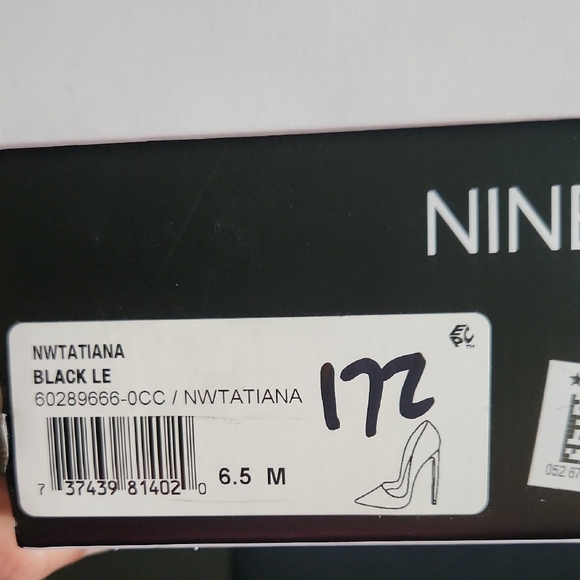 Nine West Black Classic Stiletto Heels - Picture 2 of 5